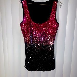 Bling sleeveless top...cute!!!!!